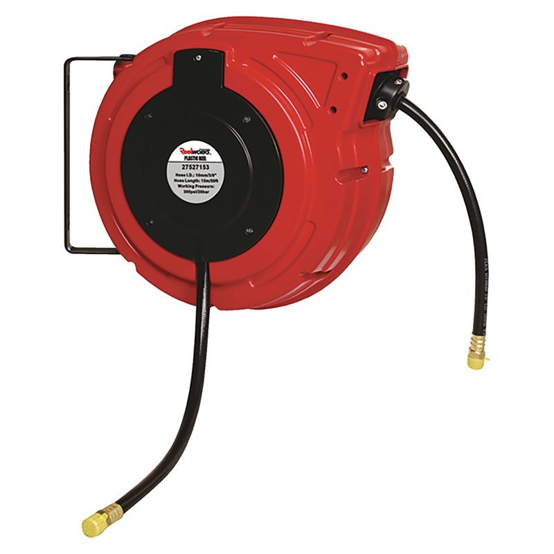 1/2 HOSE ID 15M AIR & WATER HOSE REEL