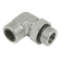 9/16 ORFS X 1/4 BSP M/M 90  POSITIONAL