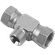 1/4 BSPP SWIV F/F/M FIXED TEE 60 CONE