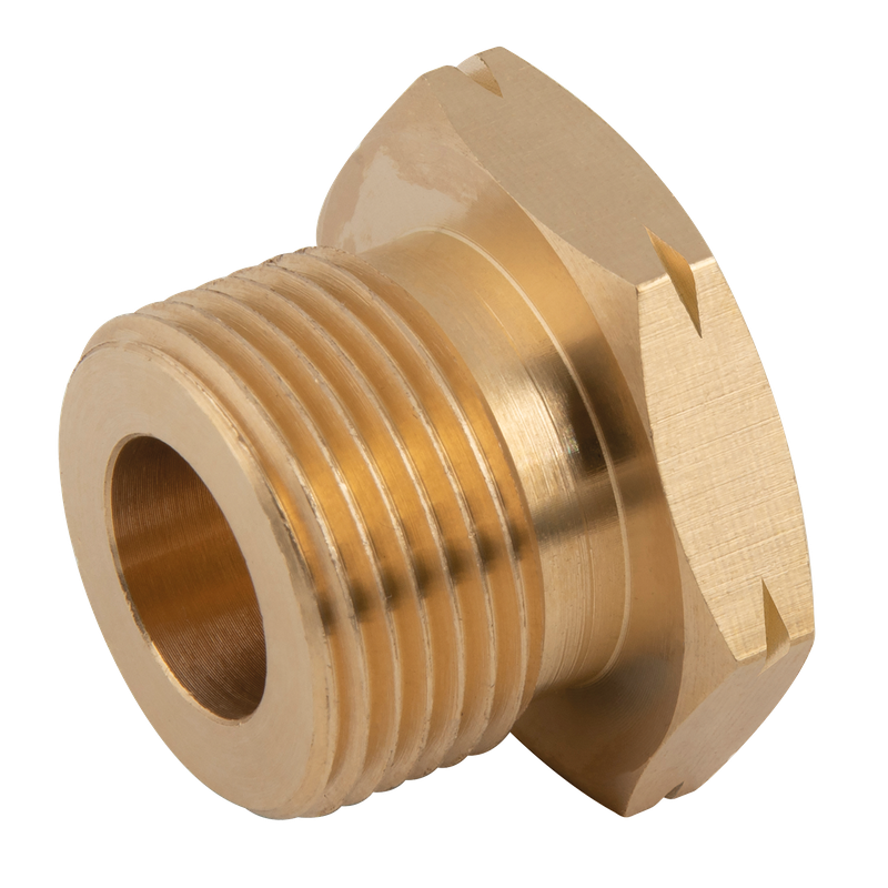 HOLLOW BRASS MALE PLUG