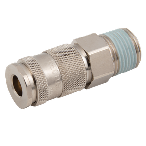 BSPT MALE COUPLING BRASS NICKEL