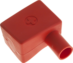 Battery Terminal Covers L Shape Red 2