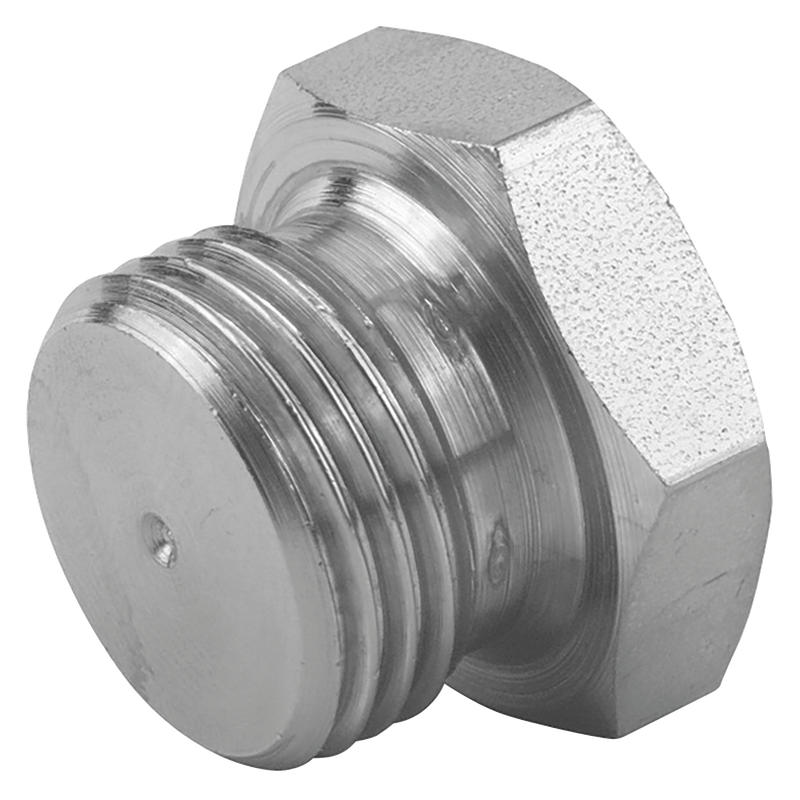 BSPP MALE SOLID PLUG STEEL