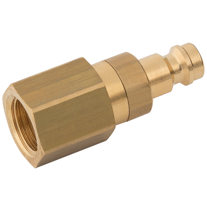 1/4 BSPP FEM   PLUG DS BRASS