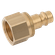 1/4' BSP FEMALE VALVED PLUG