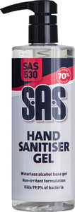 S.A.S Hand Sanitiser Gel 500ml