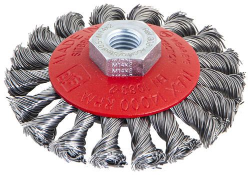 Conical Brush Twist Knot M10 95mm