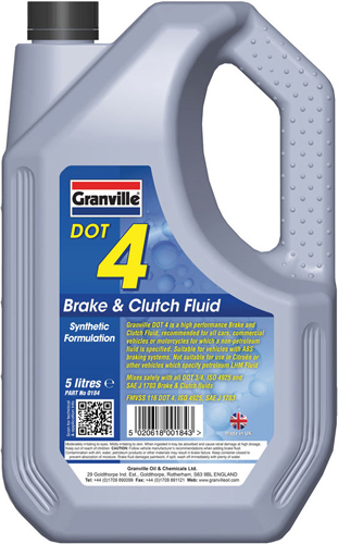 GRANVILLE Brake/Cl Fluid DOT4 5ltr