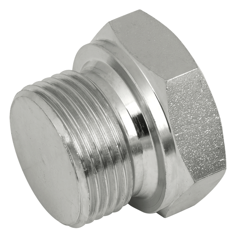 NPTF MALE SOLID PLUG STEEL