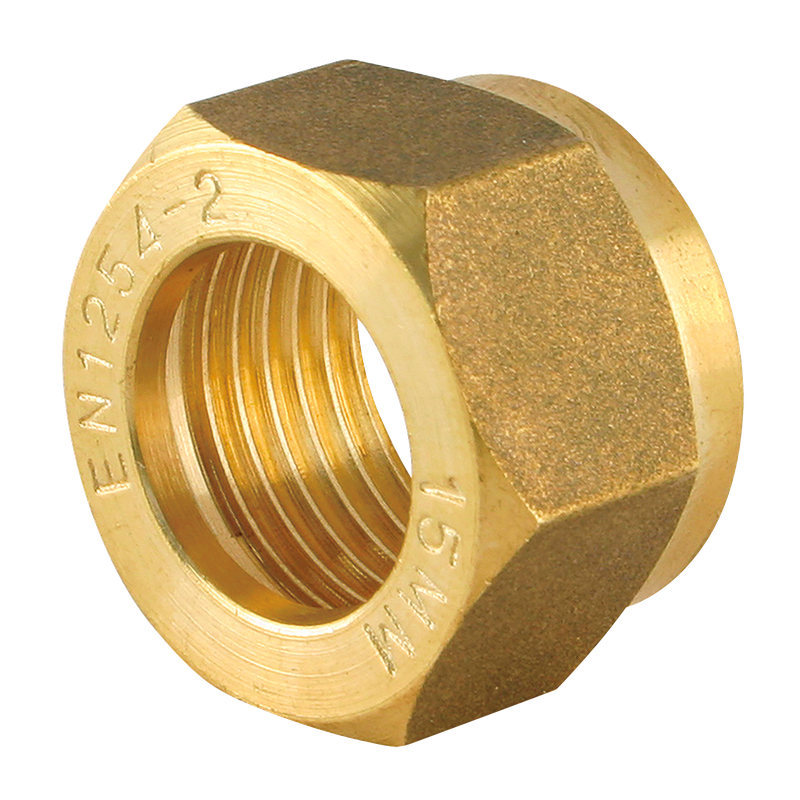 OD COMPRESSION NUT BRASS