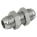 3/8 JIC MALE BULKHEAD & LOCKNUT