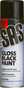 S.A.S Gloss Black Paint 500ml - Multipack