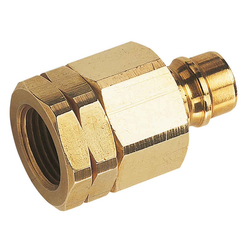 BSP FEM PLUG     BRASS NITRILE SEAL