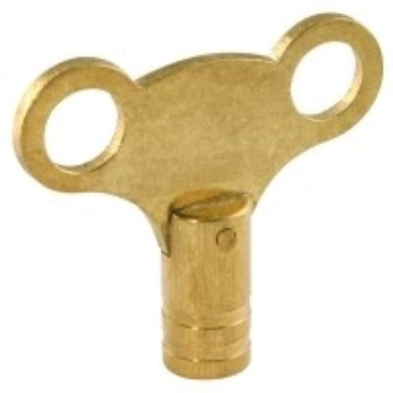 CLOCK TYPE RADIATOR KEY INBRASS