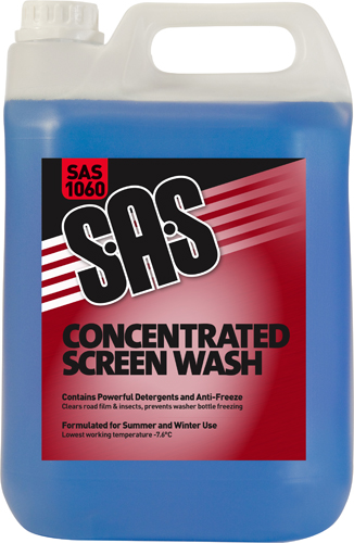 S.A.S Concentrated Screen Wash 5L - Multipack