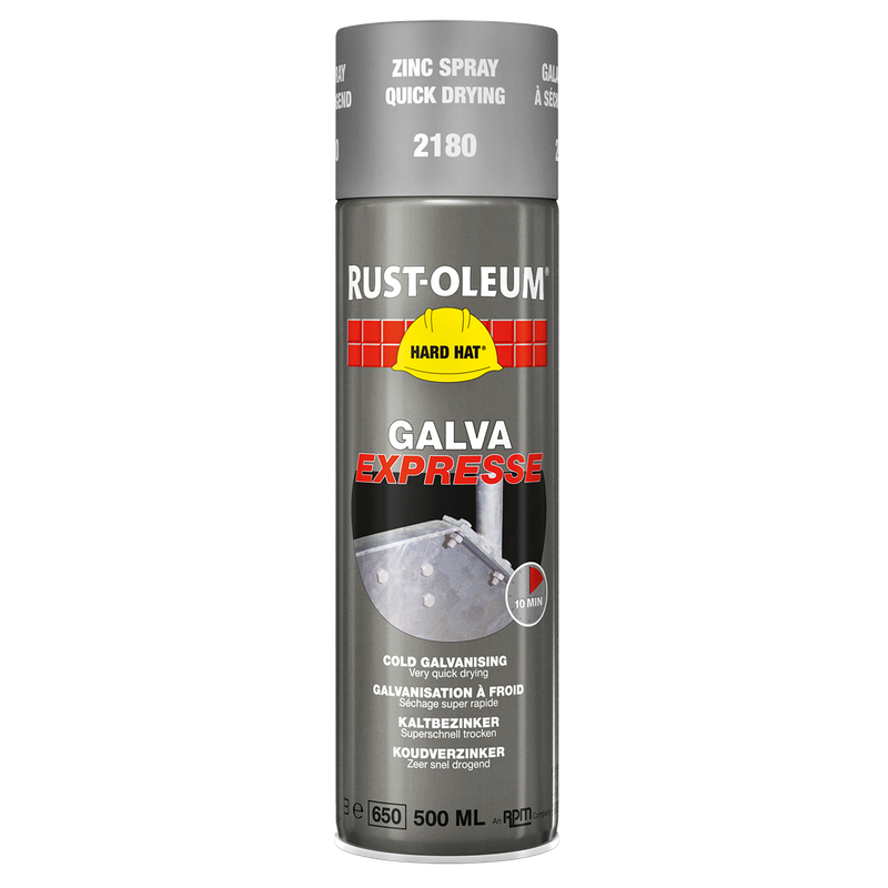 HARD HAT 500ML SPRAY ZINC PRIMER