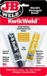 JB Weld Kwik Weld 2 x 28g Tubes