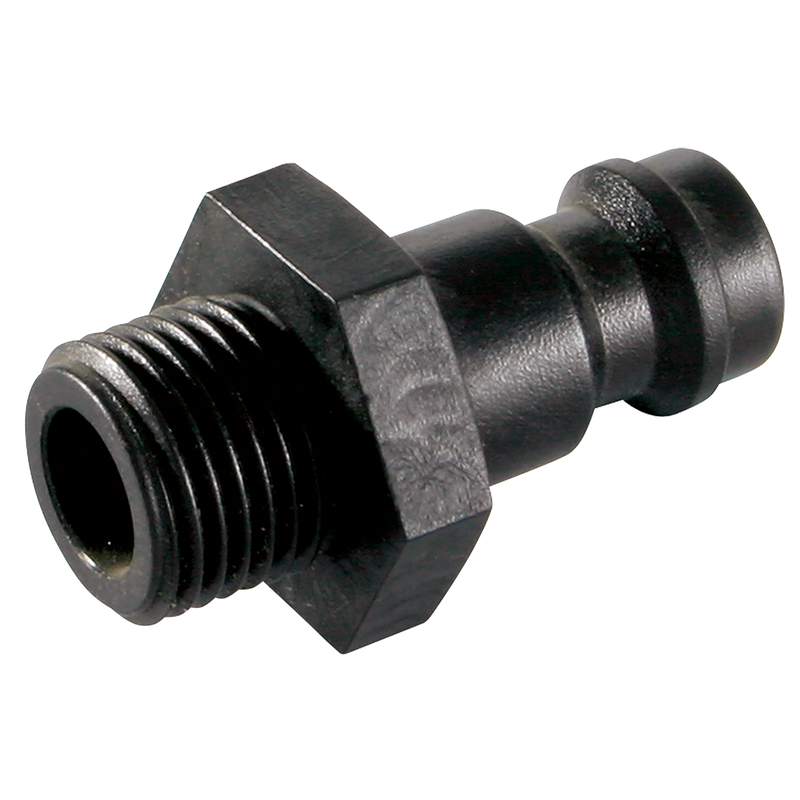 1/4 BSP MALE PLUG DELRIN