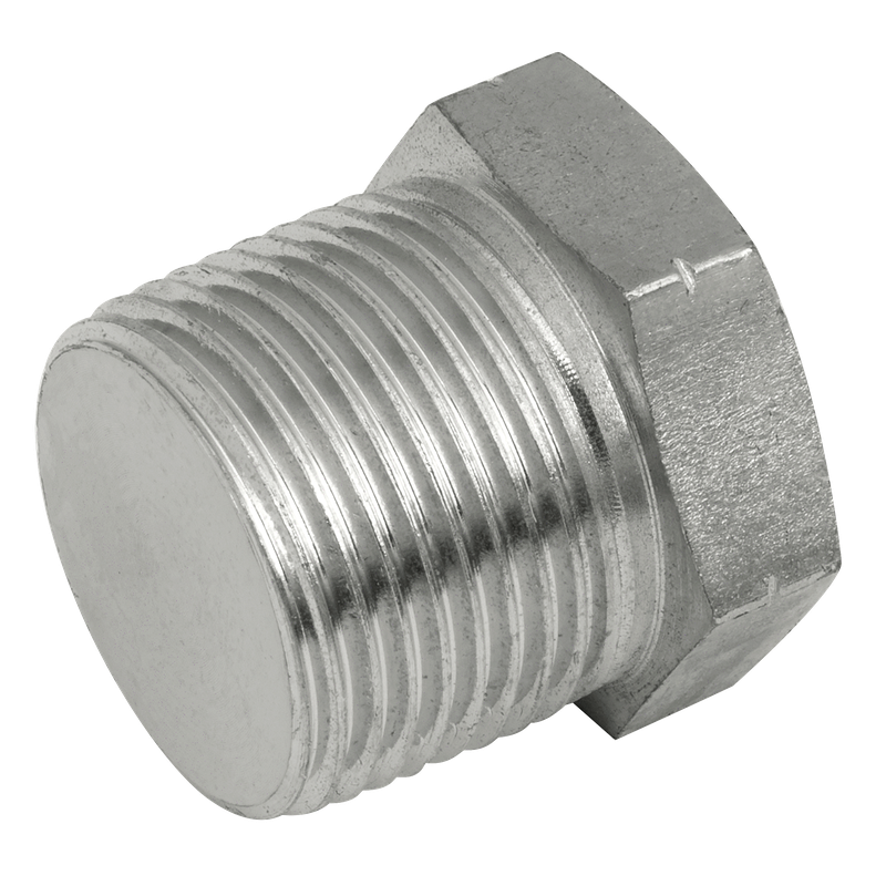 BSPT MALE SOLID PLUG STEEL