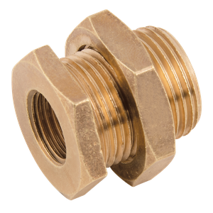 M10X1.0 MXF M5X0.8 BRASS BULKHEAD