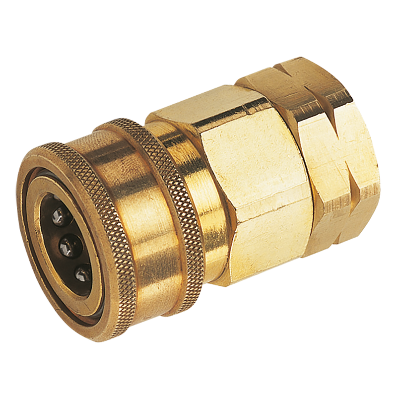 BSP FEM COUPLING BRASS NITRILE SEAL