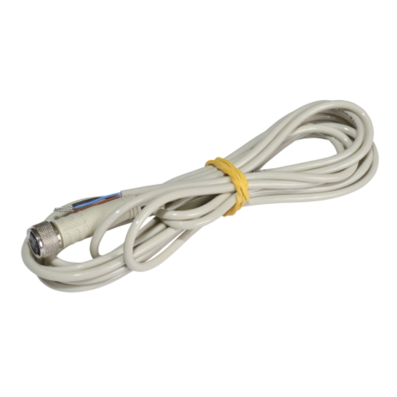 M8 CONN CABLE 3 WIRES 2.5 MTR