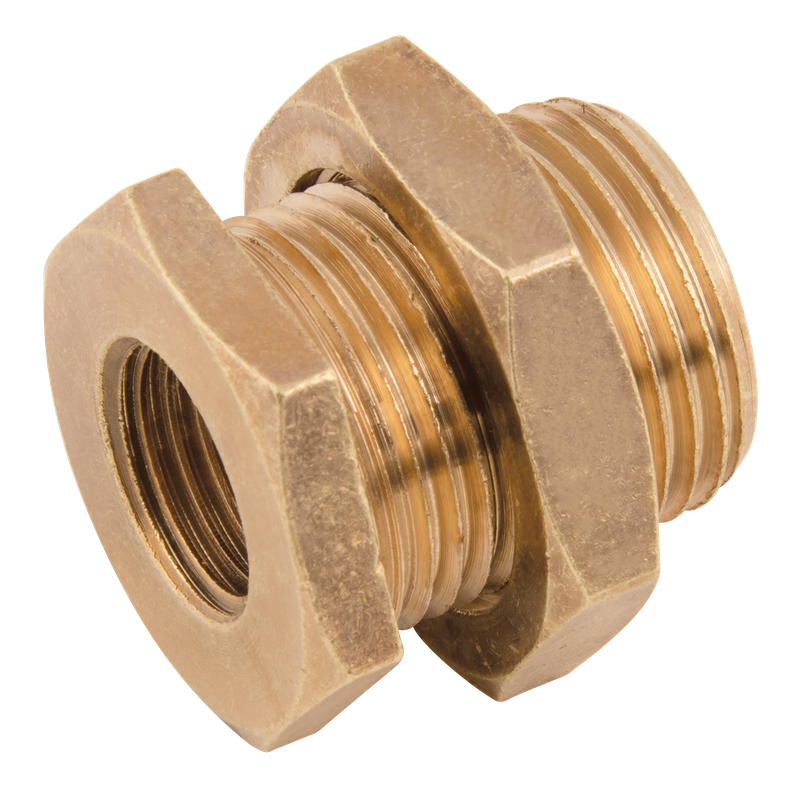 MXF BSPP BRASS BULKHEAD