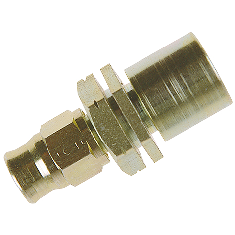 10X1.00MM FEMALE BULKHEAD PLATED