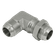 3/8 JIC M/M 90 STEEL BULKHEAD FORGED