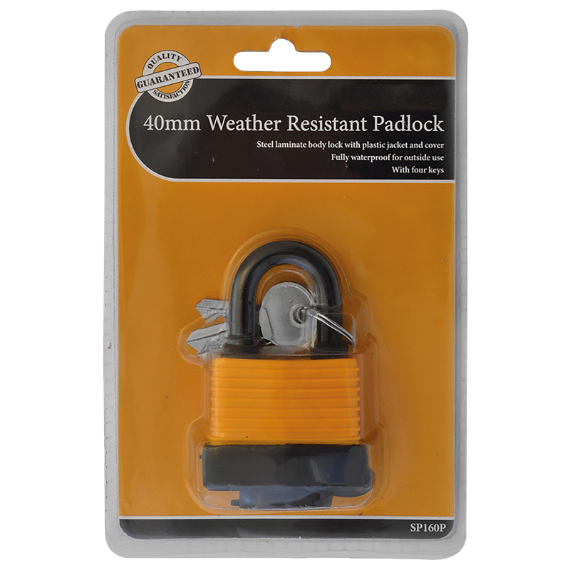 40MM WEATHER RESISTANT PADLOCK