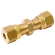 04MM OD EQUAL BRASS COUPLING