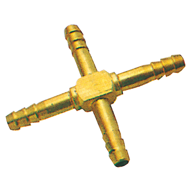 ID BRASS EQUAL HOSETAIL CROSS