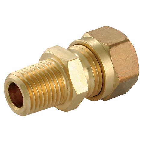 10MM OD X 1/2 NPT  MALE STUD COUPLING