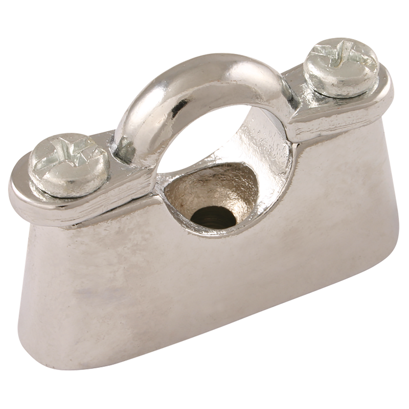 OD HOSPITAL PIPE CLIP CHROME PLATE