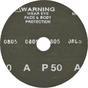 Sanding Discs 100mm Fibre-backed 36 grit