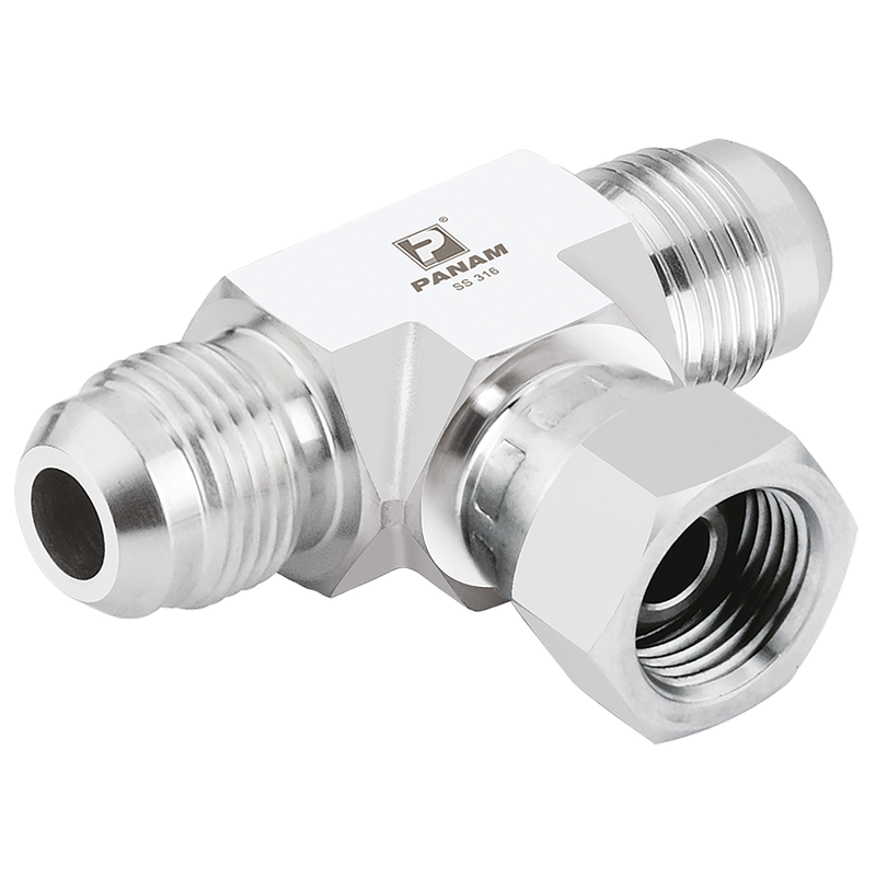 1.7/8 JIC SWIVEL FEM BRANCH TEE ST/ST