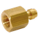 1/8 NPTF PLUG BRASS FEMALE