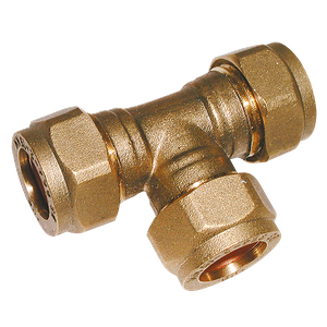 OD EQUAL TEE BRASS