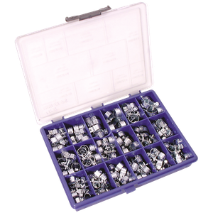 157 ASSORTED ZINC PLATED MINI CLIPS