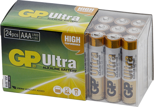 GP Batteries Alkaline 1.5V AAA