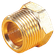 04MM OD TUBE NUT BRASS NORGREN