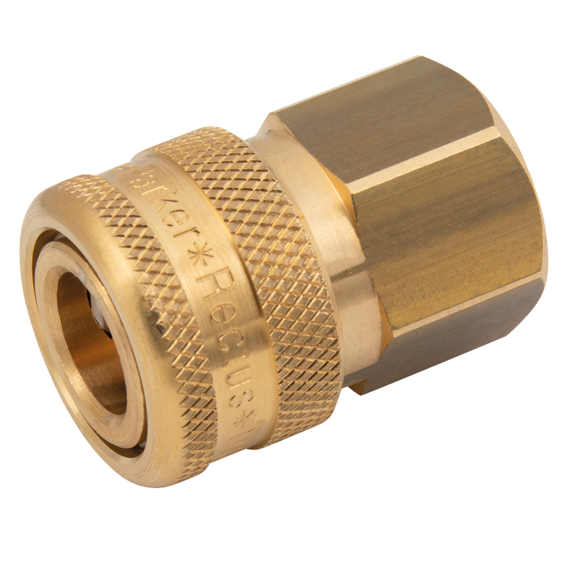 1/2 BSPP FEM  COUPLING BRASS