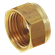 1/8 OD COMPRESSION NUT BRASS