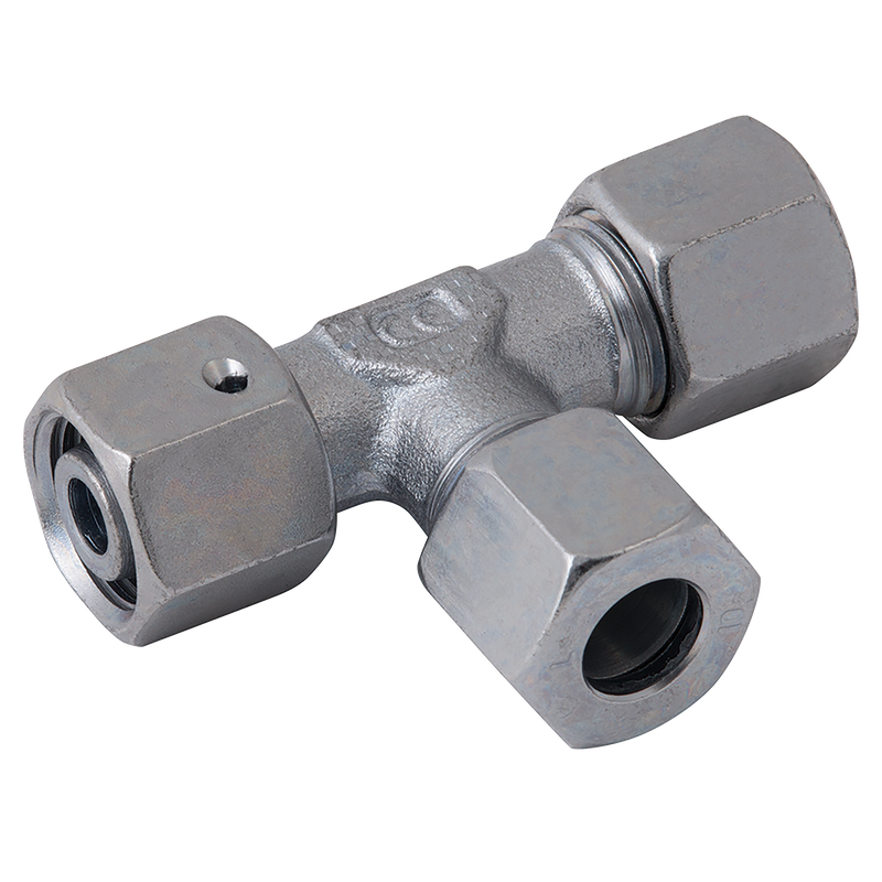 08MM OD X M14X1.5 SWIVEL RUN TEE (L)