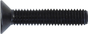 Black Socket Screws, Countersunk - Metric