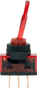 12V Illuminated Toggle Switches - Red - Multipack