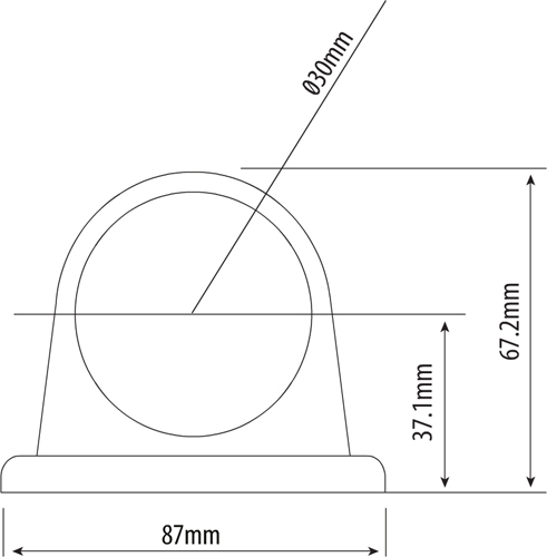 Rubber Marker Lamp