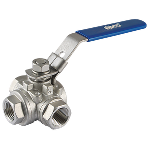 BSP FEM BALL VALVE 316 L-PORT