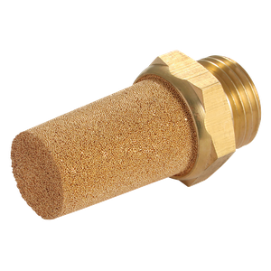 MALE SILENCER MEDIUM BRASS