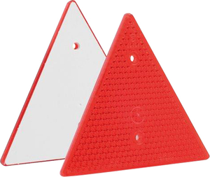 Reflective Triangle Red